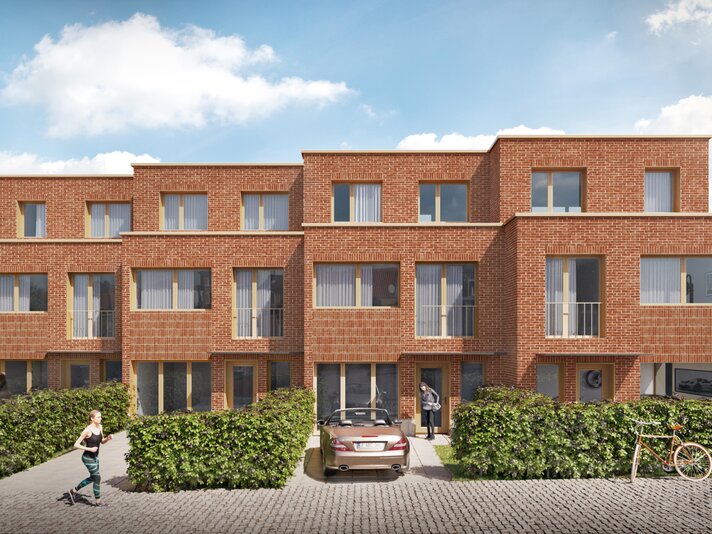 4 nieuwe energiezuinige woningen, 100% aanpasbaar