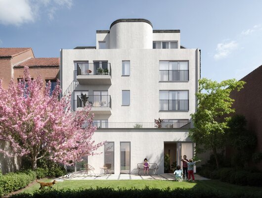 Cimetière d'Ixelles : appartement neuf de 2 chambres