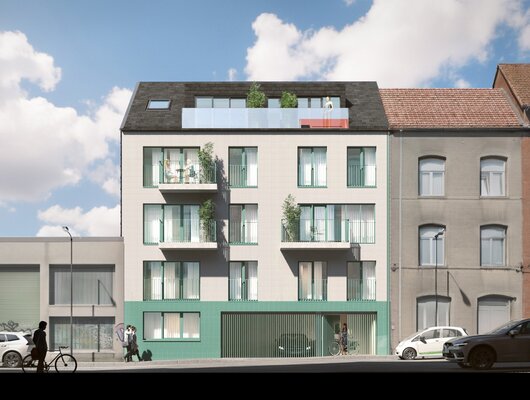 Cimetière d'Ixelles : appartement neuf de 1 chambre